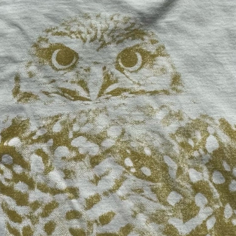 FAUNA SALVOR Projects Ross Menuez Owl Tee T-shirt Vintage Sepia Olive 6 Boy Girl